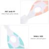 PACKOVE Silicone Toothbrush Set 2pcs, Soft Toothbrushes for Ages 0-10, Gentle Oral Care and Training Brushes in Mint Green and Light Pink for Dental Hygiene Random Color view 3