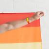 Braided Silicone Rainbow Bracelet Accessory For Gay Pride Lgbt Festival Events Friendship Men Or Women Water Resistant Plaited Multicoloured Wristband view 4