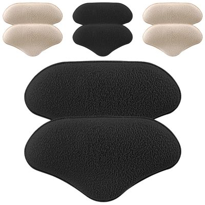 WATIIFUFU 4 Pairs Soft Heel Protector Pads for High Heels and Boots Self-Adhesive Cushion Inserts with Invisible Anti-Slip Design Comfortable for Womens Foot Protection