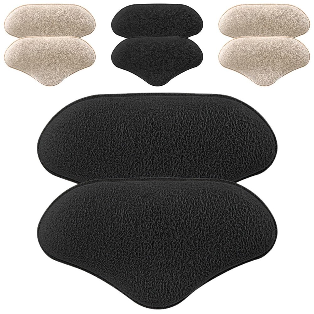 WATIIFUFU 4 Pairs Soft Heel Protector Pads for High Heels and Boots Self-Adhesive Cushion Inserts with Invisible Anti-Slip Design Comfortable for Womens Foot Protection