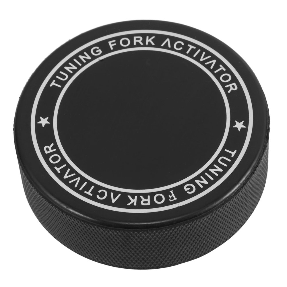 FUOYLOO Tuning Fork Activator for Vibrational Therapy Noise-Free Resonance Puck Sound Therapy Accessory for Healing and Energy Balance