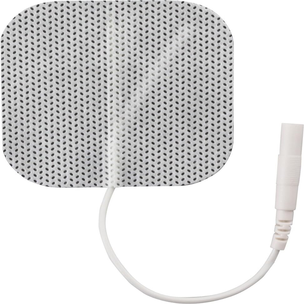 12 pcs Multi-Stick White Cloth Electrode Pads 2" x 2"