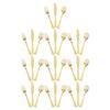 Party Cutlery Set Plastic Golden Utensils for Appetizers view 1