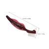 SOLUSTRE Dual-Head Denture Brush 2pcs with Hard Bristles, Dental and Oral Appliance Cleaning Tool for Elderly, Firm Dentures Prosthesis Brush for Thorough Mouth Care view 2