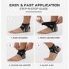 2026 Upgraded 2-Pack Ankle Brace for Men & Women, Lace-Up Ankle Stabilizer with Adjustable Straps, Compression Support for Sprained Ankle, Basketball, Running, Training & Daily Wear (Gray) view 2