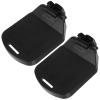RUNROTOO 2pcs Adjustable Wheelchair Footrests Universal Footplates Leg Rest Replacement Parts for Elderly Patient Mobility Support view 1
