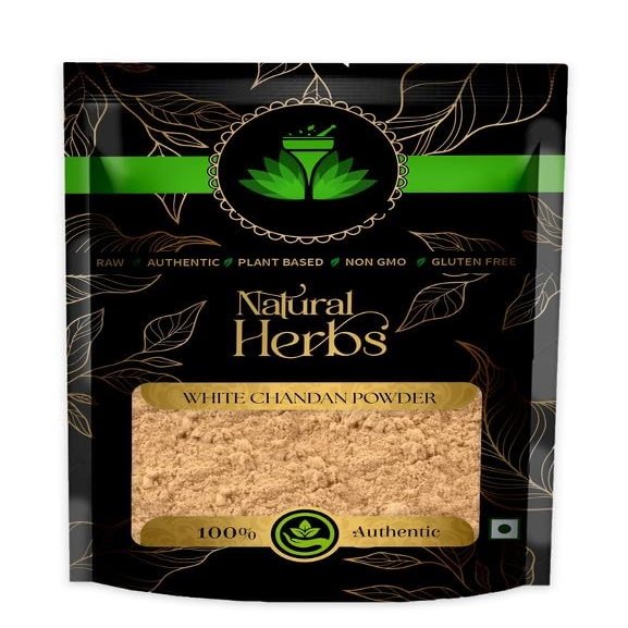 White Chandan Powder - 250 Gram/8.81 Oz -White Sandalwood Powder - Pure & Natural