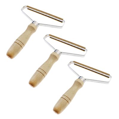VICASKY Manual Clothes Lint Remover Brush 3pcs Set Portable Fuzz Shaver for Sweaters Coats and Pet Hair Removal, Reusable Fabric Pill Remover for Home Laundry Care