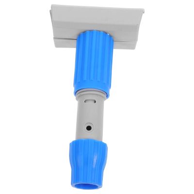 OKUMEYR Commercial Wet Mop Clamp Replacement Head Holder with Detachable Clip for Industrial Floor Cleaning Compatible Mop Handle Attachments