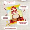 Atol Mana de Maz Tostado Drink Mix Variety Pack (6 Pack) Strawberry, Banana & Natural Flavors Traditional Latin Corn Beverage Powder with Cashew 1.76 oz Each view 3