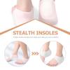 LOORGVEL Height Increase Invisible Insoles 2pcs Sebs Unisex Breathable Heel Lift Pads 2.5cm Cushions for Shoes Comfort Foot Care view 3