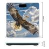 an Eagle Bathroom Scale for Body Weight Scales Digital Smart Highly Accurate Bathroom Scales with LCD Display Tempered Glass Non-Slip Automatic Weighing Scale 400 Lb view 2