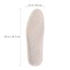 FENICAL Thickened Warm Wool Insoles Pair, Cream Sheepskin Winter Shoe Cushions, Anti-Cold Breathable Inserts for Boots and Sneakers, Size 38 view 2