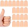 20 Pcs Rubber Thumb Protector, Silicone Finger Guards, Reusable Waterproof Finger Protection Covers for Cooking, Crafts, Writing view 1