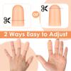 20 Pcs Rubber Thumb Protector, Silicone Finger Guards, Reusable Waterproof Finger Protection Covers for Cooking, Crafts, Writing view 2