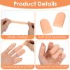 20 Pcs Rubber Thumb Protector, Silicone Finger Guards, Reusable Waterproof Finger Protection Covers for Cooking, Crafts, Writing view 3