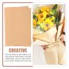 GANAZONO 45 Sheets Kraft Tissue Paper Bouquet Wrappers Natural Brown Flower Wrapping Paper for Packaging and Craft DIY Supplies view 3