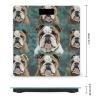 Funny English Bulldog Scale for Body Weight Safe Rounded Corners Tempered Glass Digital Bathroom Scale LED Display 400lb Capacity Weight Scales with High Precision Sensors view 2