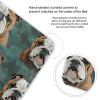 Funny English Bulldog Scale for Body Weight Safe Rounded Corners Tempered Glass Digital Bathroom Scale LED Display 400lb Capacity Weight Scales with High Precision Sensors view 4
