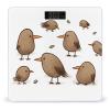 Kiwi Birds Cute Scale for Body Weight Safe Rounded Corners Tempered Glass Digital Bathroom Scale LED Display 400lb Capacity Weight Scales with High Precision Sensors view 1