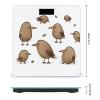 Kiwi Birds Cute Scale for Body Weight Safe Rounded Corners Tempered Glass Digital Bathroom Scale LED Display 400lb Capacity Weight Scales with High Precision Sensors view 2