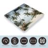 Tropical Palm Trees Scale for Body Weight Safe Rounded Corners Tempered Glass Digital Bathroom Scale LED Display 400lb Capacity Weight Scales with High Precision Sensors view 3
