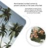 Tropical Palm Trees Scale for Body Weight Safe Rounded Corners Tempered Glass Digital Bathroom Scale LED Display 400lb Capacity Weight Scales with High Precision Sensors view 4