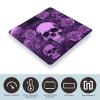 Purple Skulls and Roses Scale for Body Weight Safe Rounded Corners Tempered Glass Digital Bathroom Scale LED Display 400lb Capacity Weight Scales with High Precision Sensors view 3