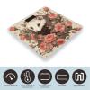 Opossum and Roses Scale for Body Weight Safe Rounded Corners Tempered Glass Digital Bathroom Scale LED Display 400lb Capacity Weight Scales with High Precision Sensors view 3