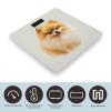Yellow Pomeranian Scale for Body Weight Safe Rounded Corners Tempered Glass Digital Bathroom Scale LED Display 400lb Capacity Weight Scales with High Precision Sensors view 3