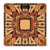 Boho Mandala Scale for Body Weight Safe Rounded Corners Tempered Glass Digital Bathroom Scale LED Display 400lb Capacity Weight Scales with High Precision Sensors view 1