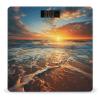 Ocean Sunrise Scale for Body Weight Safe Rounded Corners Tempered Glass Digital Bathroom Scale LED Display 400lb Capacity Weight Scales with High Precision Sensors view 1