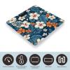 Hawaii Flower Scale for Body Weight Safe Rounded Corners Tempered Glass Digital Bathroom Scale LED Display 400lb Capacity Weight Scales with High Precision Sensors view 3