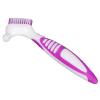 Poralynnea False Teeth Cleaning Brush Double Sided Portable Denture Toothbrush for False Teeth Cleaning view 3
