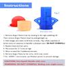 Angry Mama Microwave Cleaner - Microwave Steam Cleaner for Inside, Steam Disinfects with Vinegar/Water(Blue) view 2