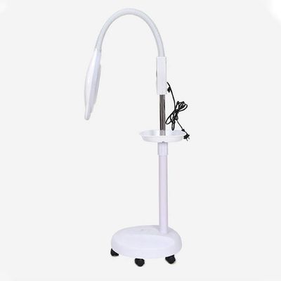 UYCVT Magnifying Glasses,Magnifier with Led Lights Floor-Standing 360Table Adjustable Light Lamp Rotation Super High Clarity Lightweight Easy to Control 16X Macular Degenerati