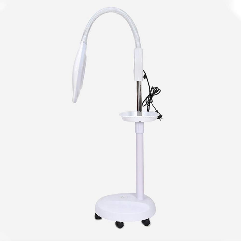 UYCVT Magnifying Glasses,Magnifier with Led Lights Floor-Standing 360Table Adjustable Light Lamp Rotation Super High Clarity Lightweight Easy to Control 16X Macular Degenerati