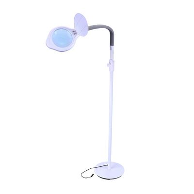 UYCVT Magnifier Floor Standing with Led Gooseneck Lamp 2X for Reading, Crafts, Crocheting, Knitting, Sewing Or Makeup Living Room