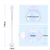 UYCVT Magnifier Floor Standing with Led Gooseneck Lamp 2X for Reading, Crafts, Crocheting, Knitting, Sewing Or Makeup Living Room view 3
