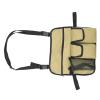ZZIOLYTHICTRADING Beach Chair Armrest Bag, Outdoor Chair Organizer with Multi Pockets, 600D Oxford Cloth Hanging Storage Tote for Camping Fishing Recliner Wheelchair (Khaki) view 3
