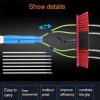 GHHDPXM Telescopic Window Cleaning Pole 16ft/5m Water Fed Brush for Cleaner Conservatory Roof Extendable Reach view 3