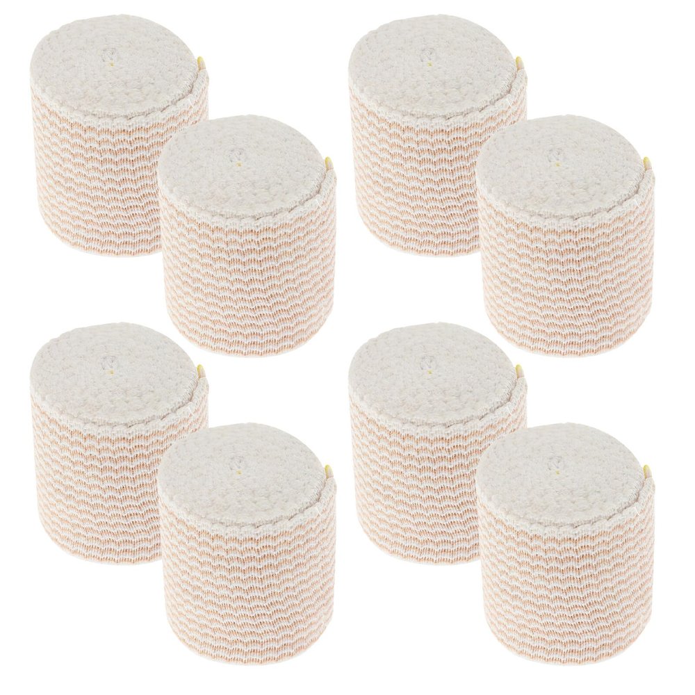 ULTECHNOVO 8pcs Elastic Sports Bandage Wraps 5cm X 4.5m, High Elasticity Breathable Cohesive Wrap Tape for Ankle Knee Wrist Support and Injury Prevention in Outdoor Activities