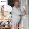 20 Inch White Shower Grab Bar with Anti-Slip Knurled Grip,YuanDe Stainless Steel Bathroom Grab BarsShower Handrail Support, Handicap Elderly Balance Assist Handles view 4