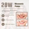 Ultrasonic Retainer Cleaner, 48kHz Dental Cleaning Pod with Digital Timer & 200ML Capacity for Dentures, Aligners, Night Guards,Mouth Guards, Braces, Toothbrush Heads &Jewelry (White) view 2