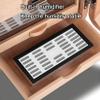 110 Cigar Electric Humidor Cabinet with Smart Control, Digital Thermometer & Lock, Maintains Optimal RH & Temperature for Cigar Preservation, Ideal for Enthusiasts view 4