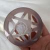 129g Natural Agate Geode Pentacle Magic Circle Slice Hand-Carved Five-Pointed Star Crystal with Druzy Center for Home Decor, Meditation, Spiritual Protection & Crystal Collection view 4