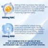 SEAFLEX NAC 600mg Non-GMO, Gluten Free,Organic NAC Supplement N-Acetyl Cysteine Capsules with NAD+ for Cellular & Lung Health, 300 Softgels view 2