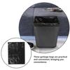 NineLife Basics 25pcs Thickened Black Garbage Bags 80x100cm Kitchen and Bathroom Trash Can Liners Sturdy Household Wastebasket Bags for Home Use view 3