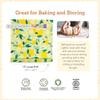 Bee's Wrap - Limited Edition - Beeswax Wraps for Food - Cut to Size 14x52" Beeswax Wrap Roll - Plastic Free Made in USA Reusable Natural Food Wrap - Fresh Squeeze Print view 3