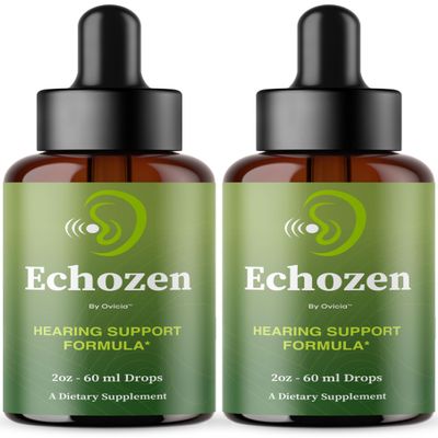 (2 Pack) Echozen Drops - Advanced Echo Zen Liquid Oral Drops Formula, All Natural Premium Ingredients Support Maximum Strength, Daily Drop For Overall Health & Wellness Reviews, 2 Bottles For 2 Months